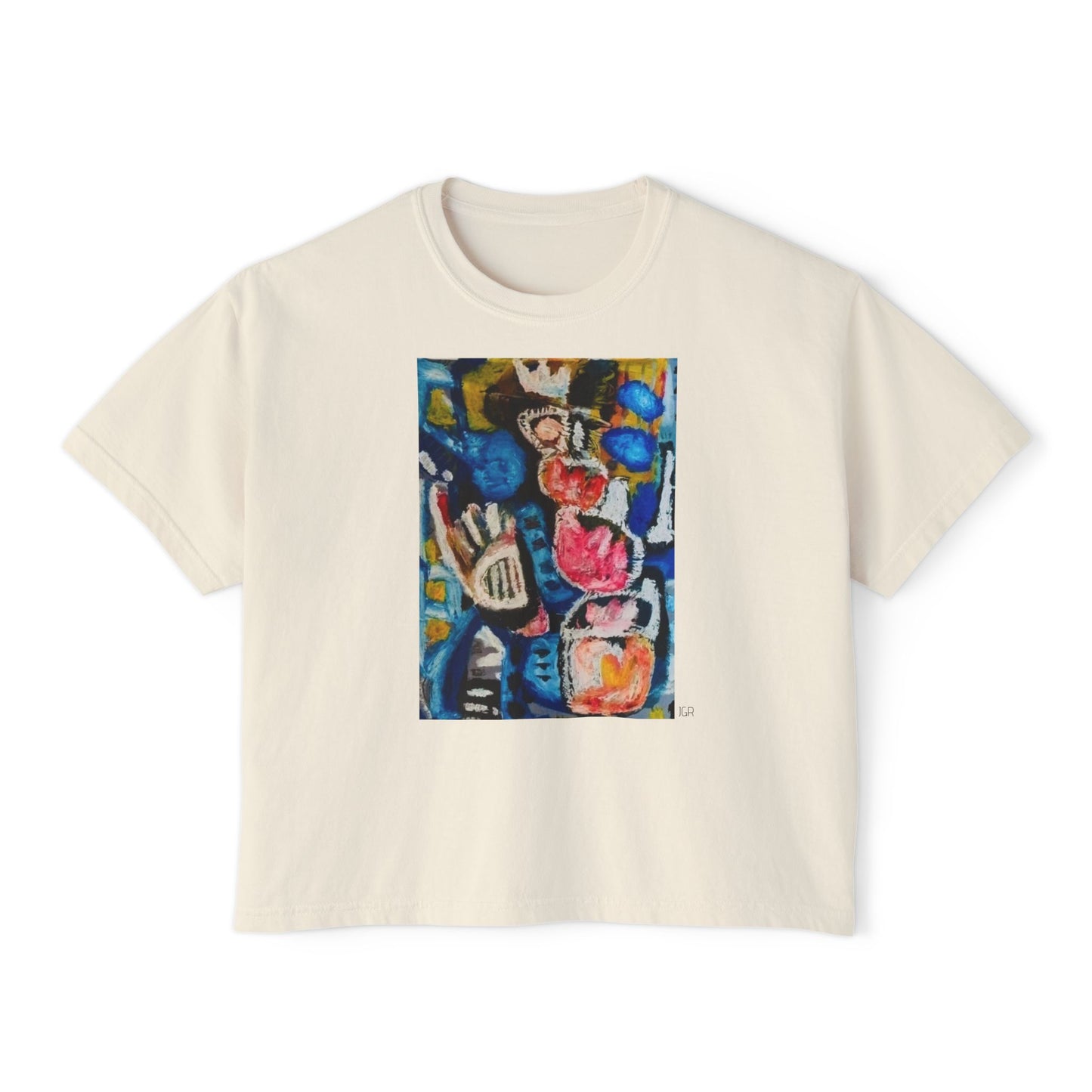 JGR Boxy Art Tee - “City Stacks”