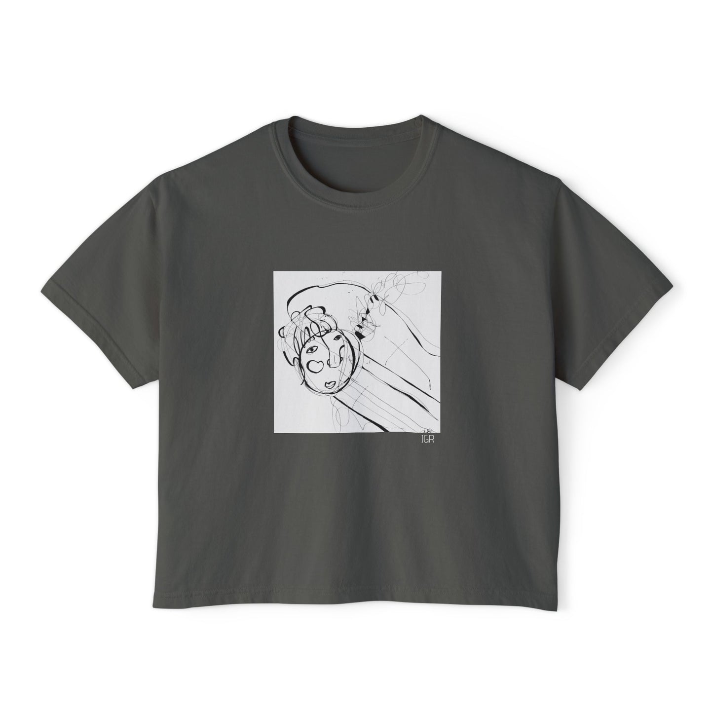 JGR Boxy Art Tee - Cheeks