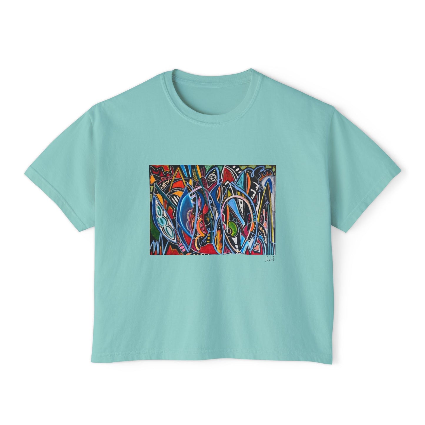 JGR Boxy Art Tee - “Deco Night”