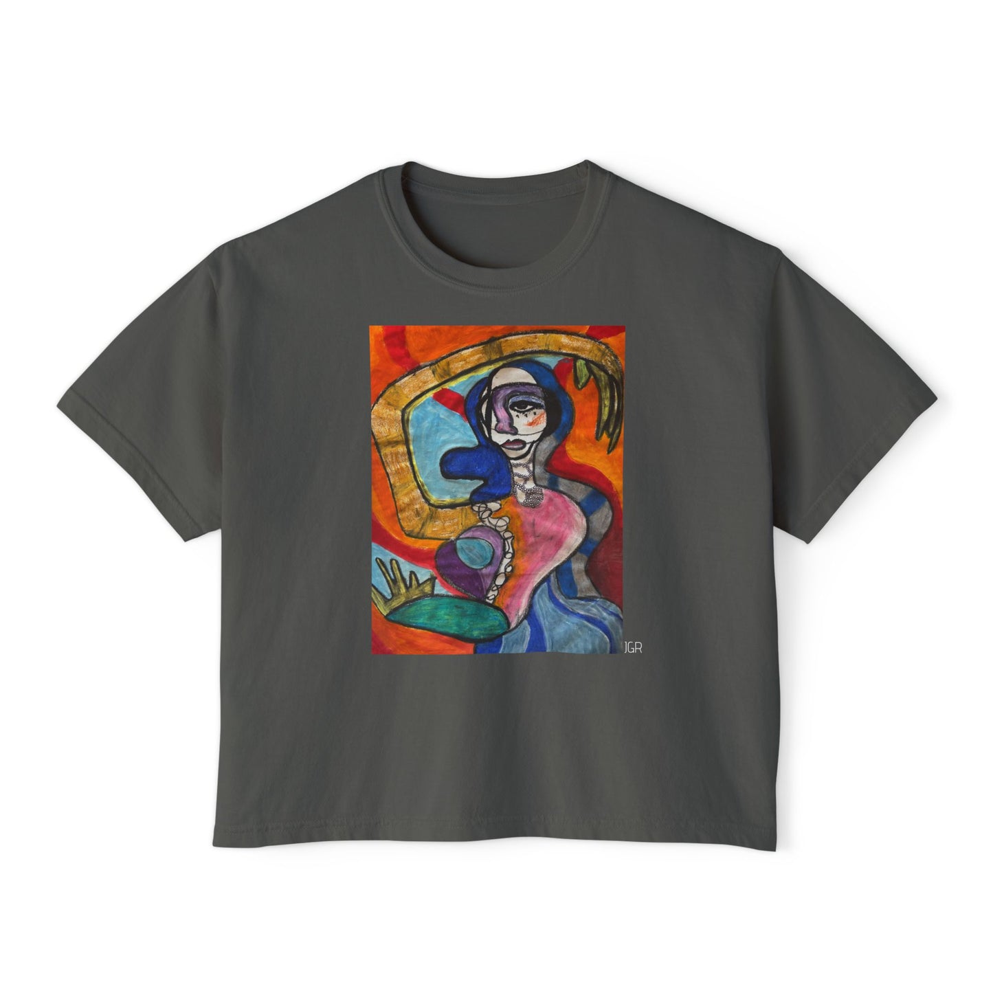 JGR Boxy Art Tee - “Mirror Mirror”