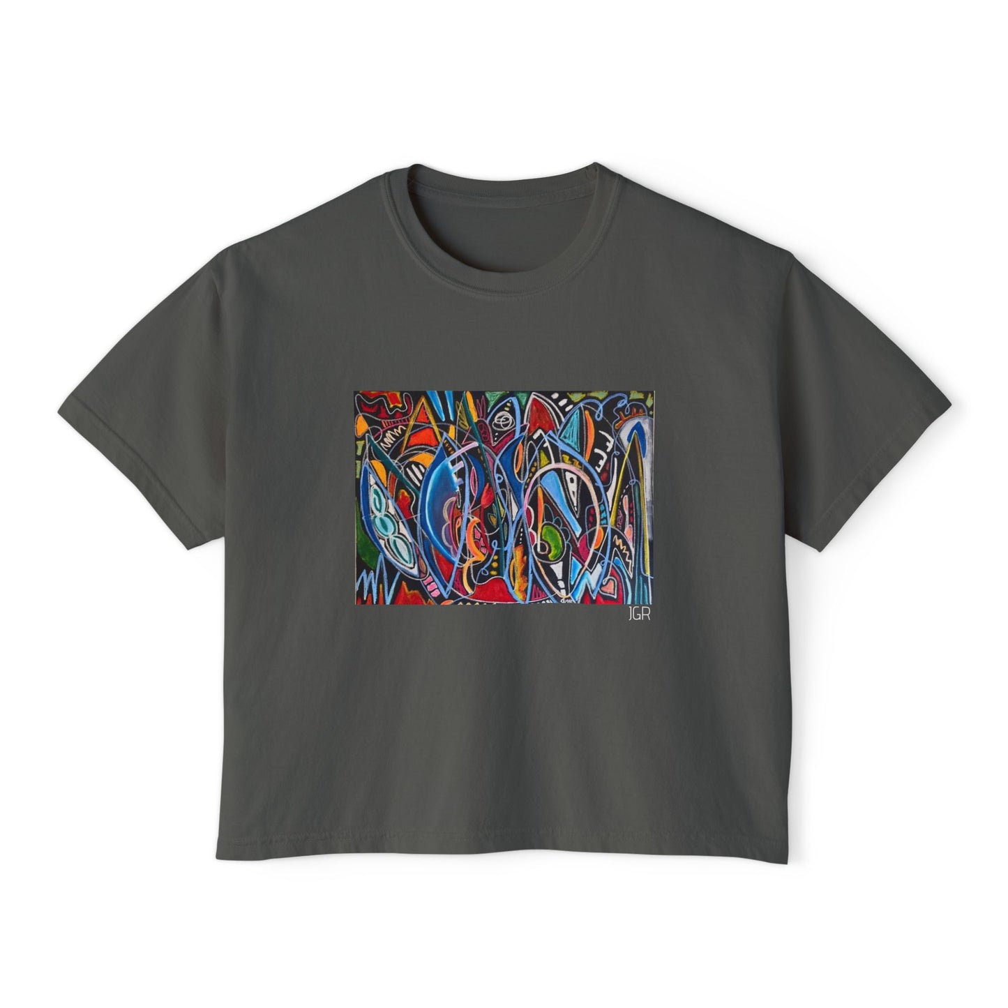 JGR Boxy Art Tee - “Deco Night”
