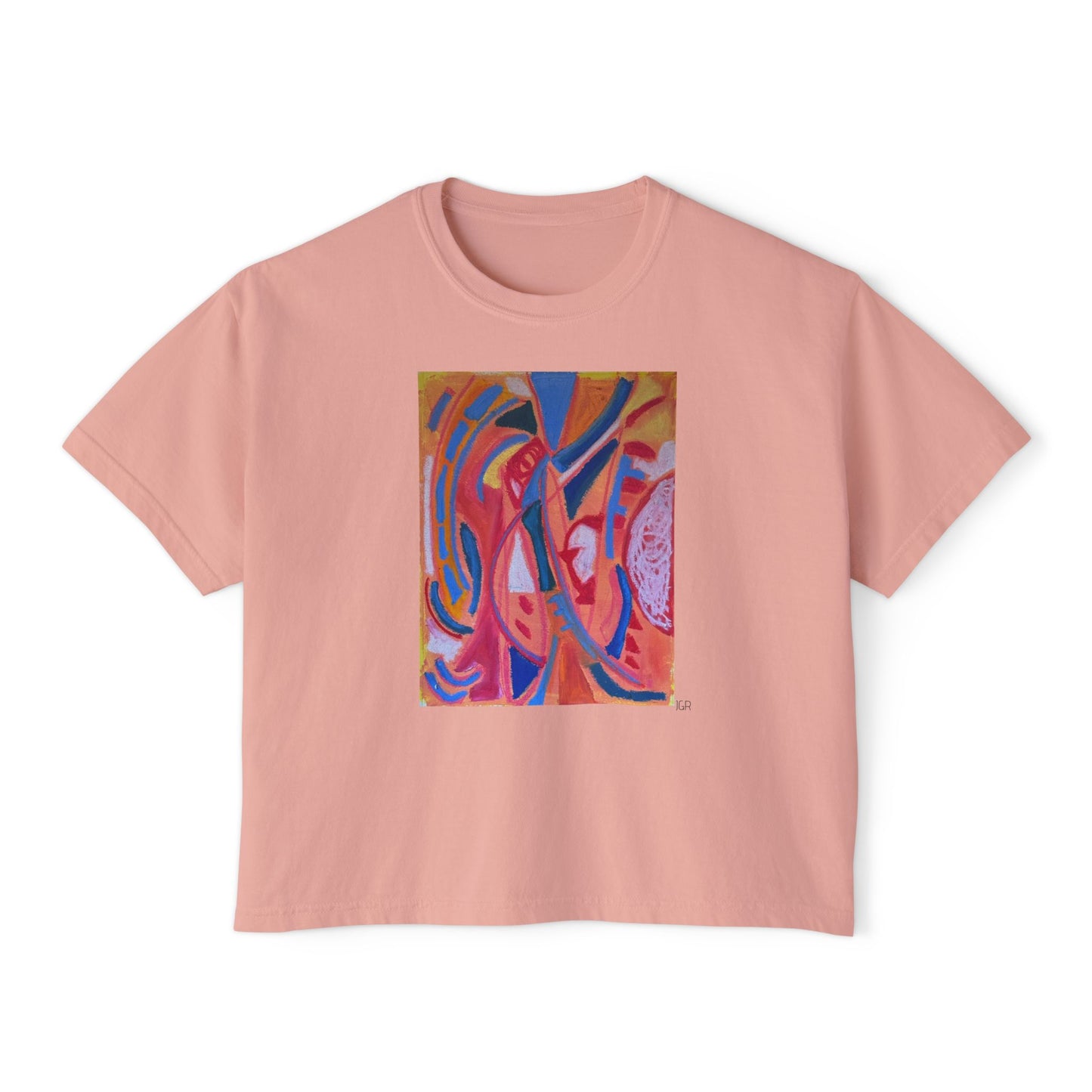 JGR Boxy Art Tee: “Tonight, We Dance.”