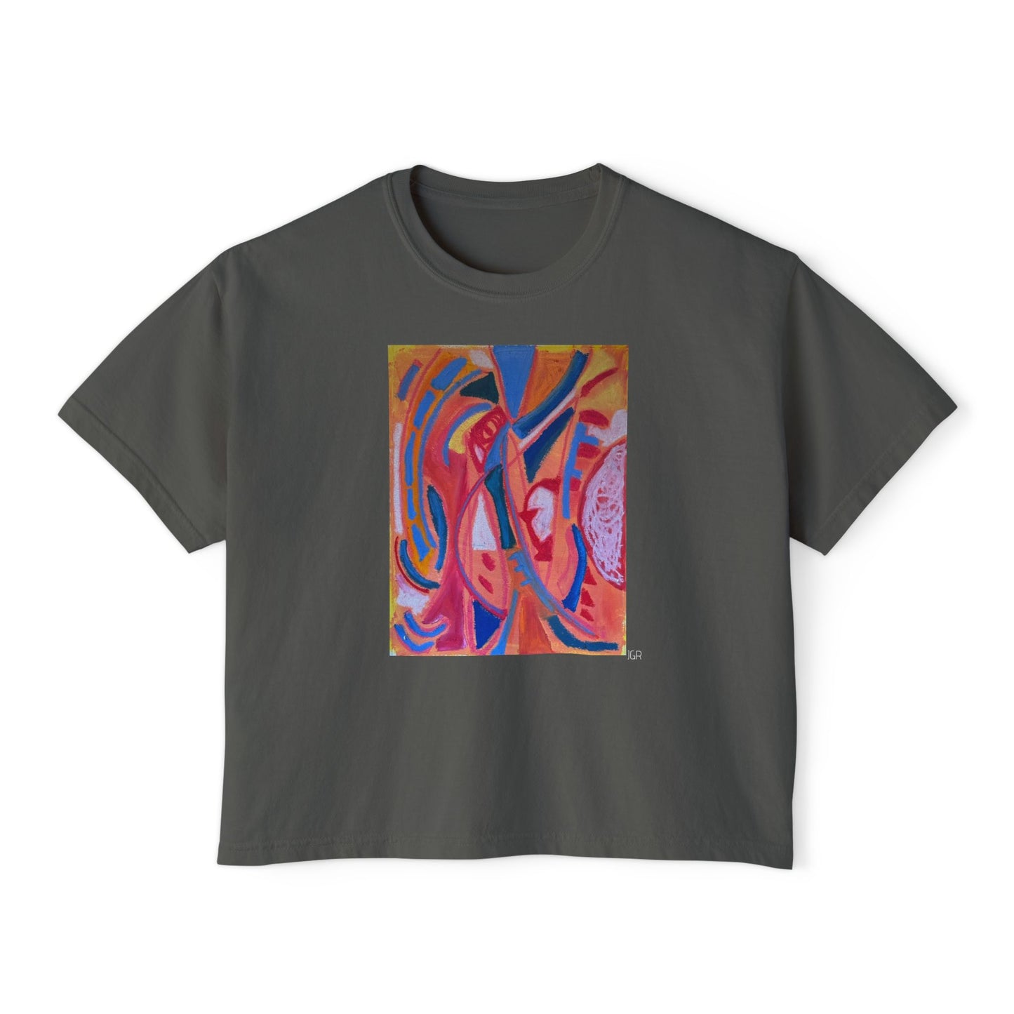 JGR Boxy Art Tee: “Tonight, We Dance.”