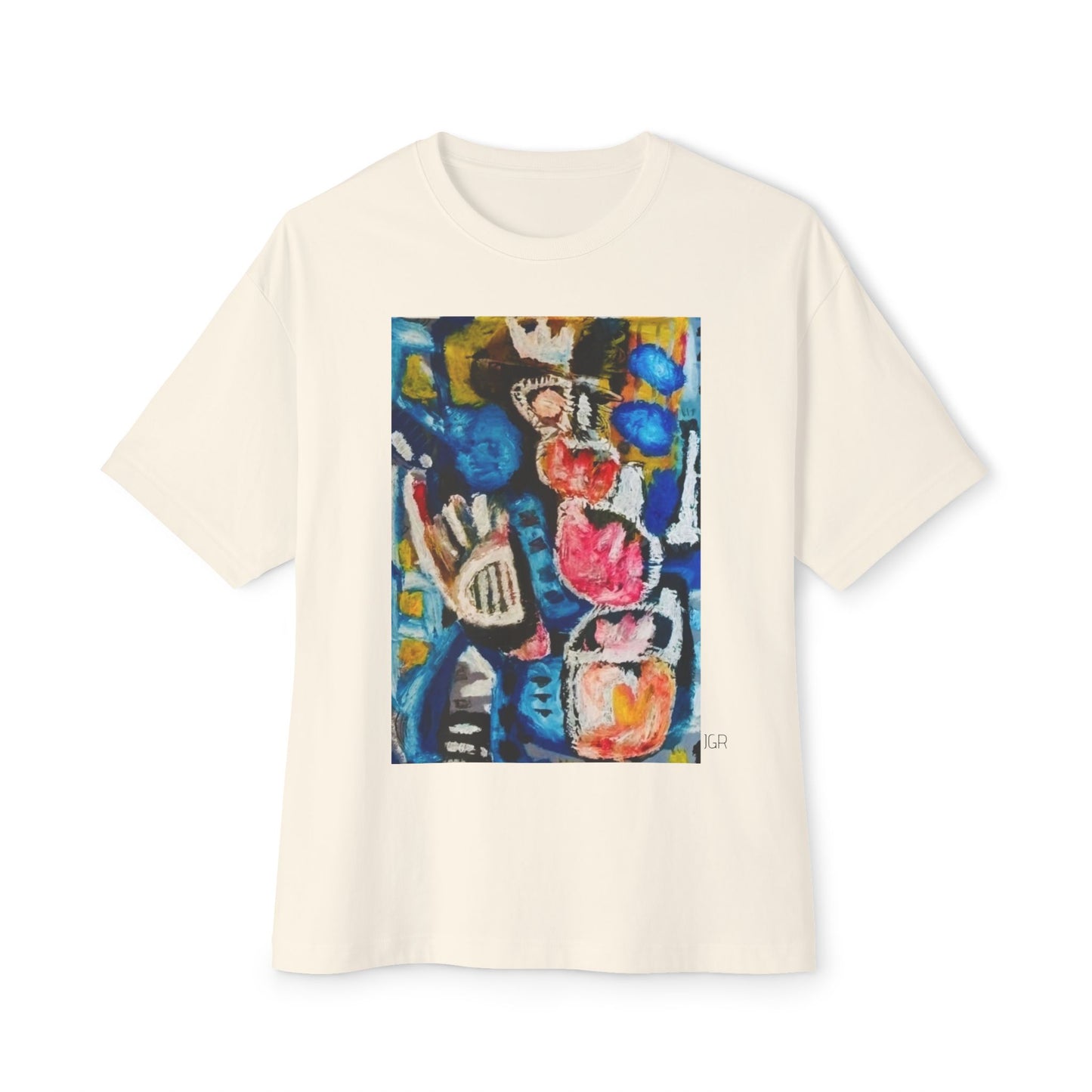 JGR Oversized Art Tee - “City Stacks”