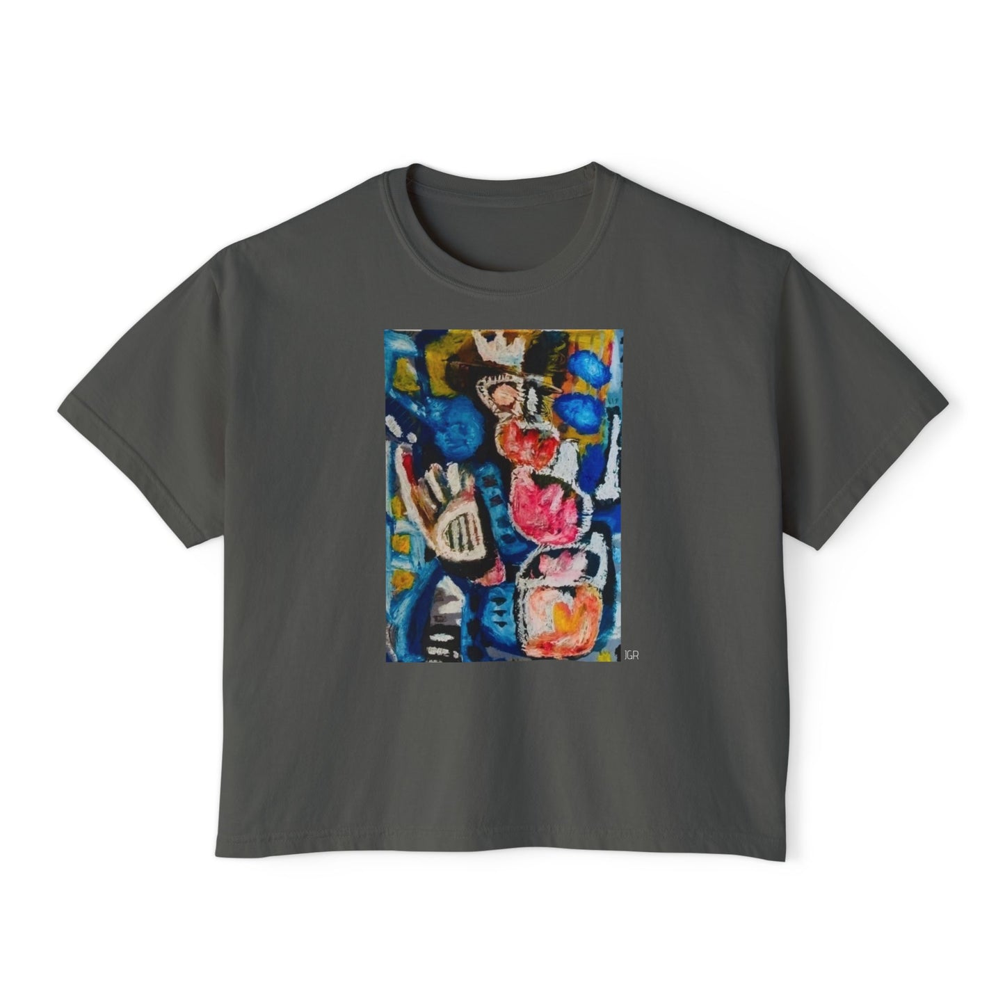 JGR Boxy Art Tee - “City Stacks”