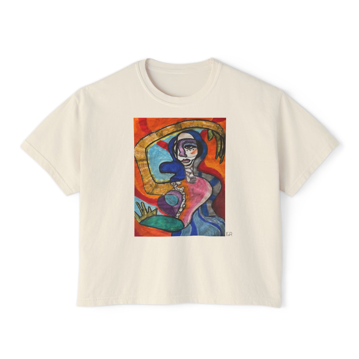 JGR Boxy Art Tee - “Mirror Mirror”