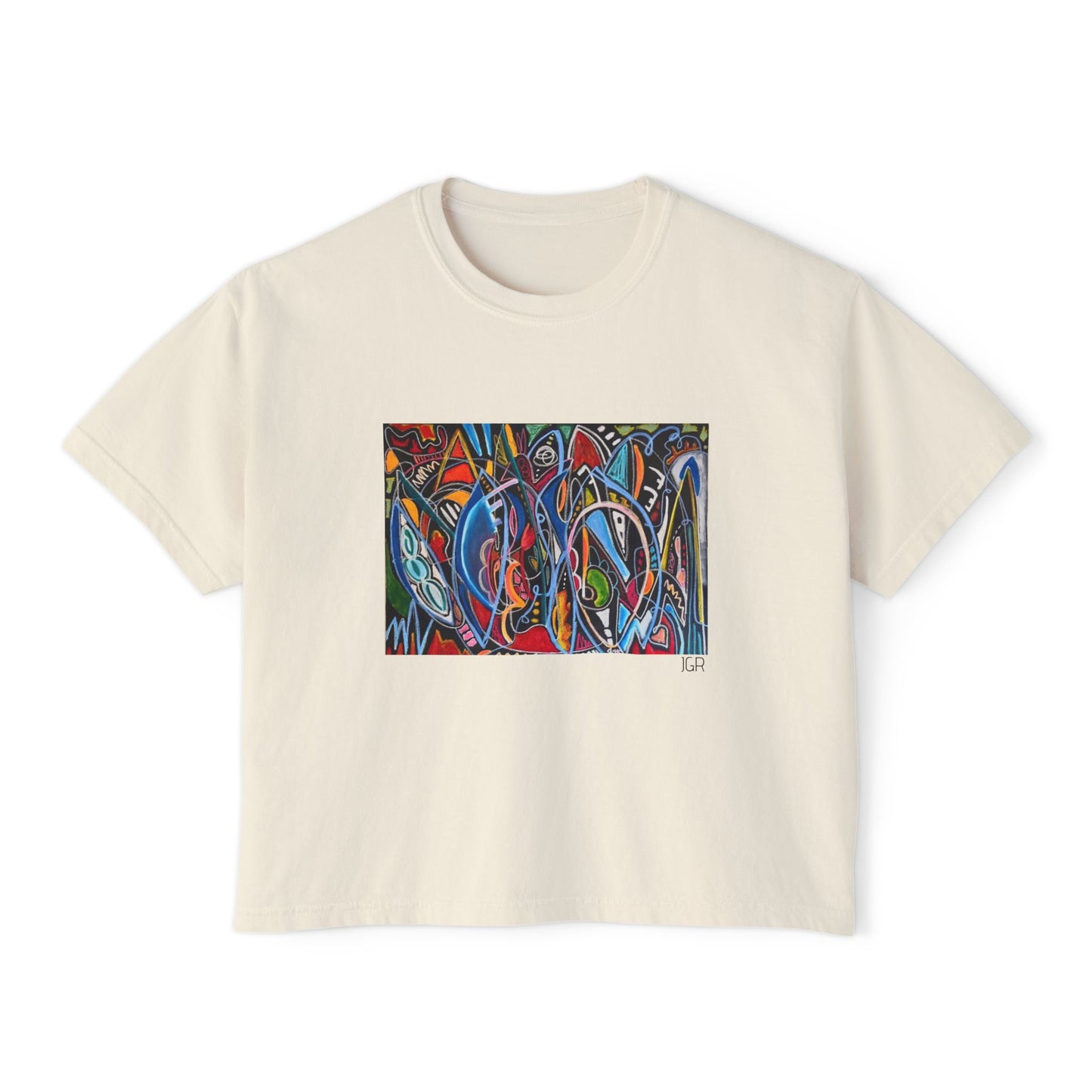 JGR Boxy Art Tee - “Deco Night”
