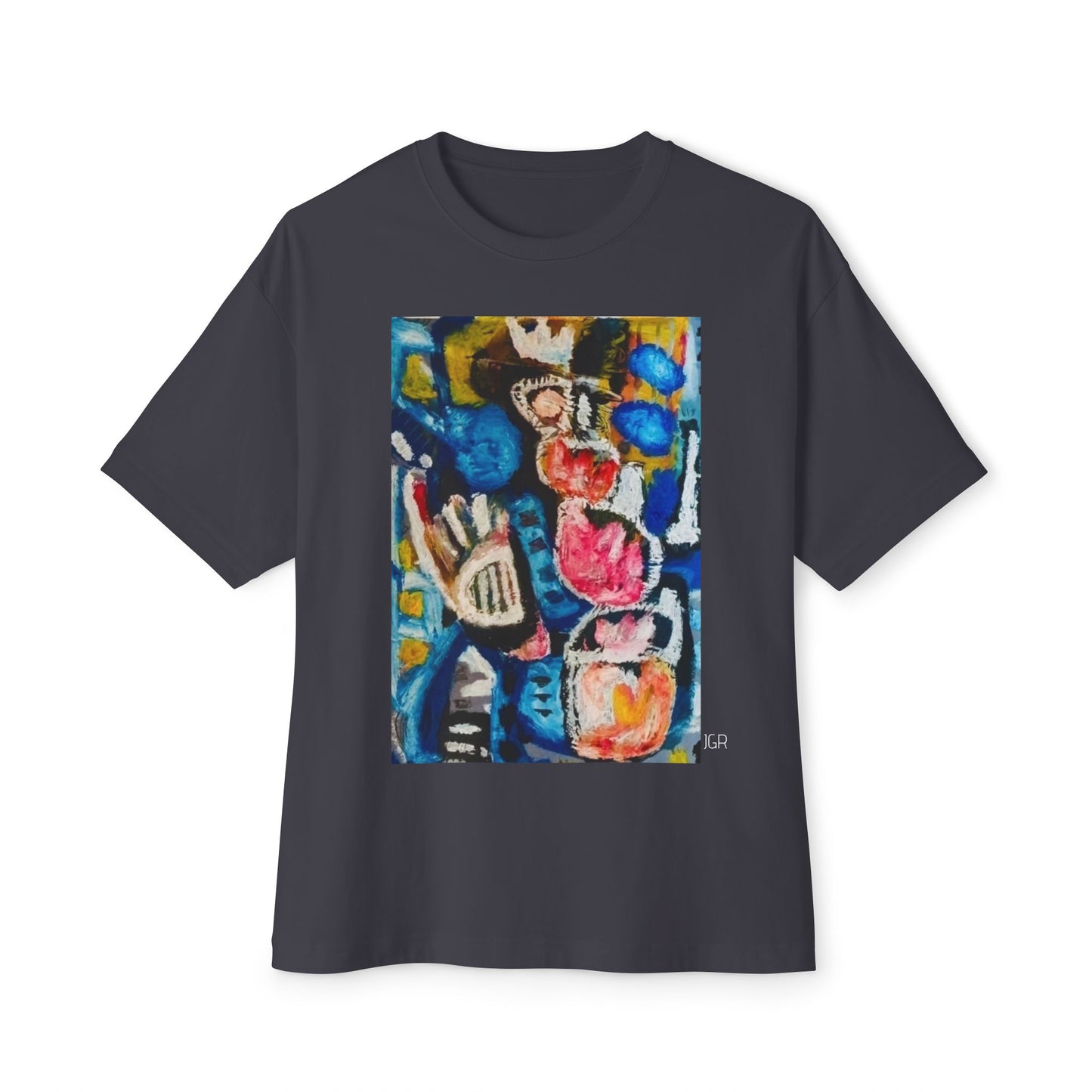 JGR Oversized Art Tee - “City Stacks”