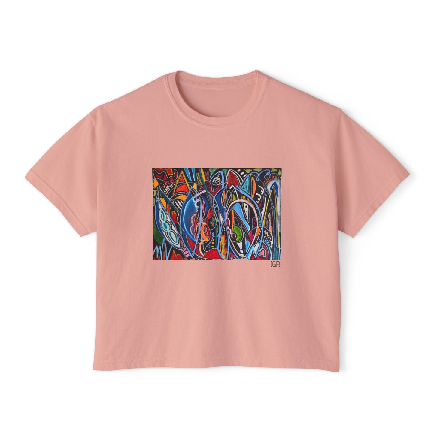 JGR Boxy Art Tee - “Deco Night”