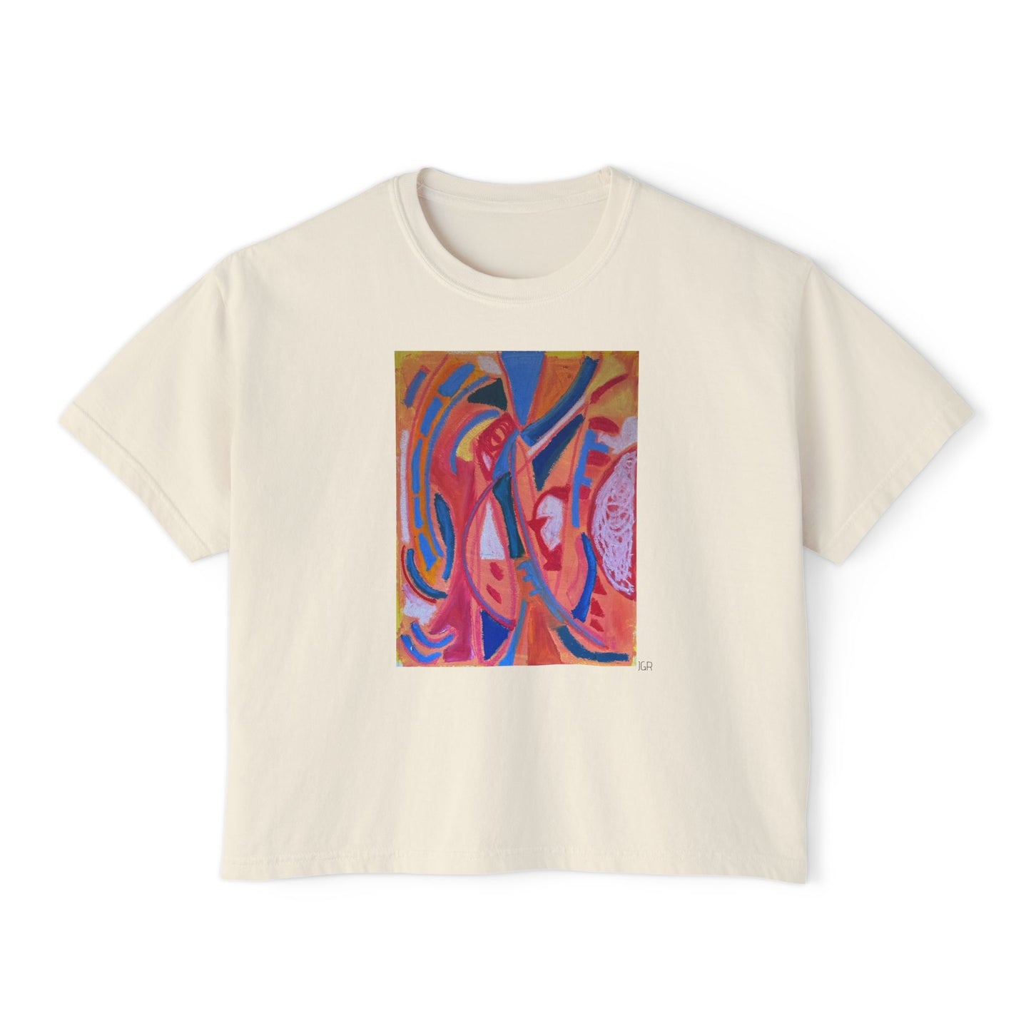 JGR Boxy Art Tee: “Tonight, We Dance.”