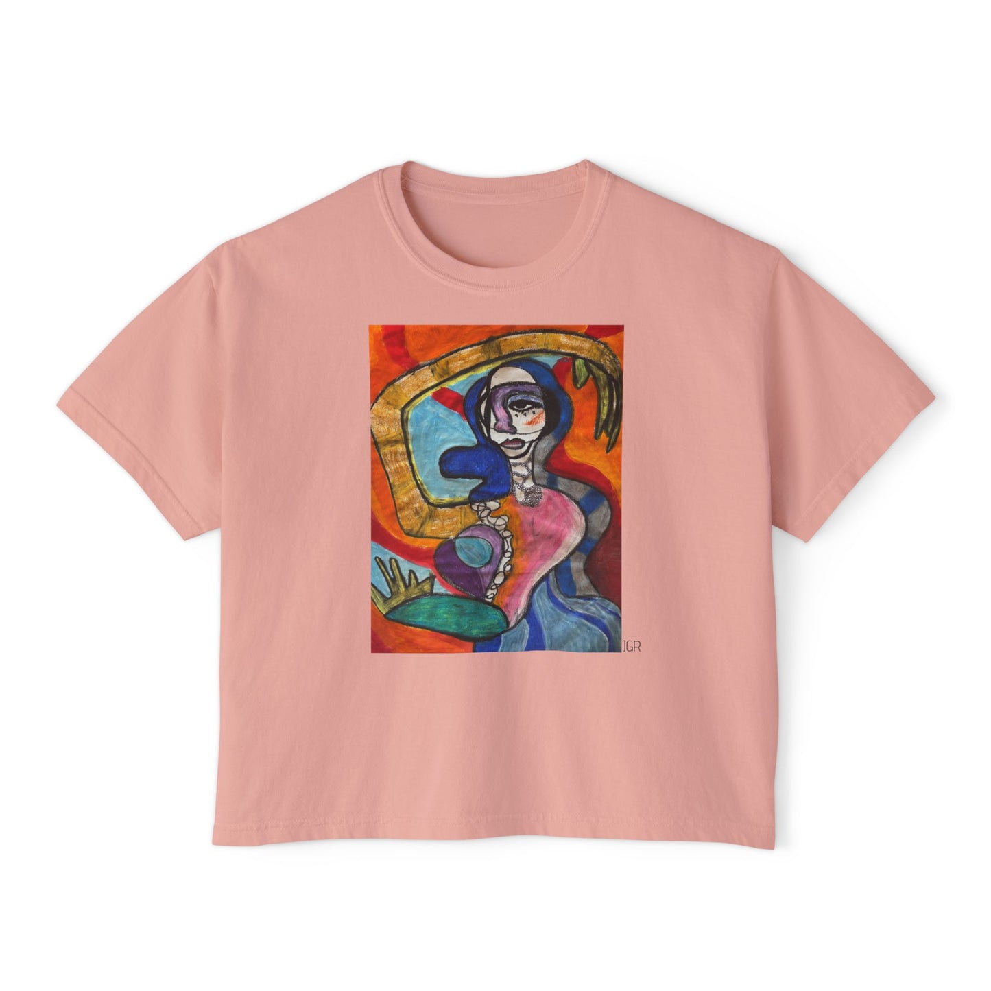 JGR Boxy Art Tee - “Mirror Mirror”