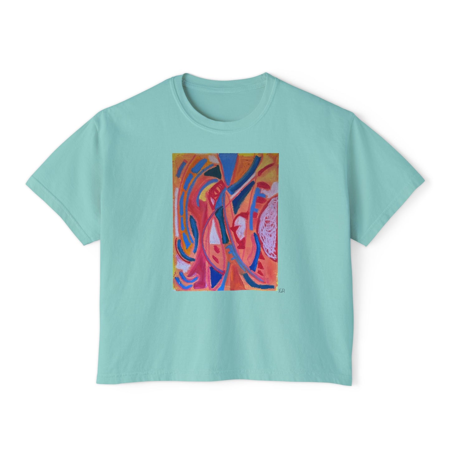 JGR Boxy Art Tee: “Tonight, We Dance.”