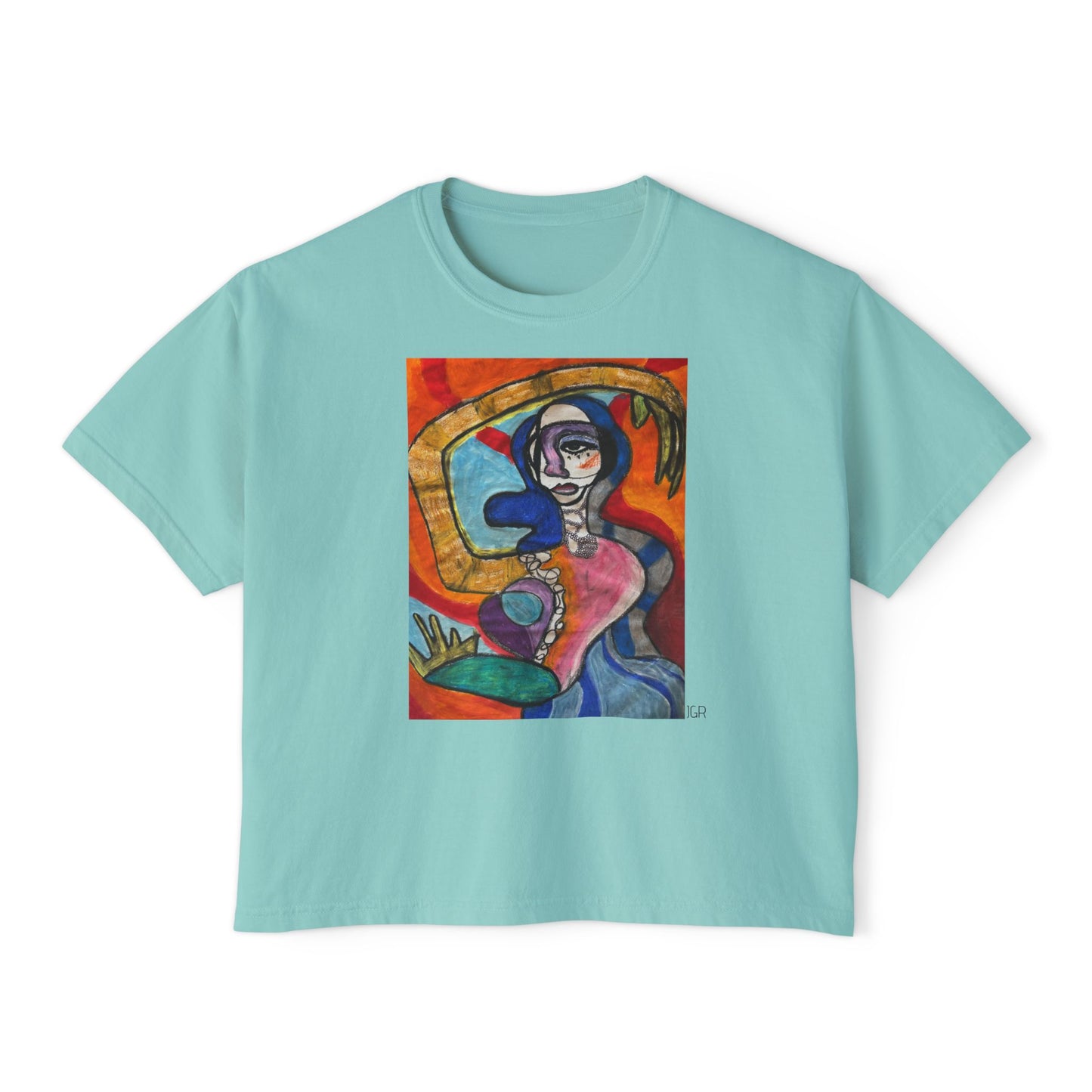 JGR Boxy Art Tee - “Mirror Mirror”