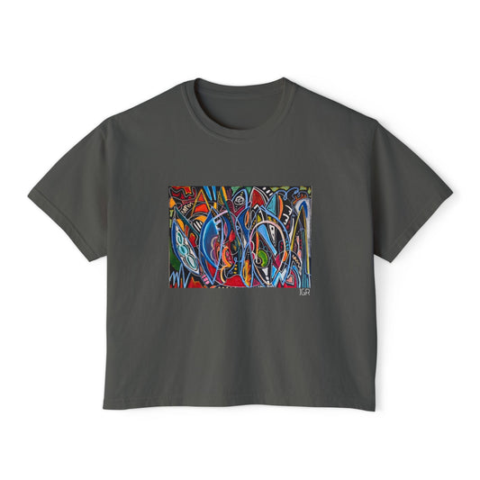JGR Boxy Art Tee - “Deco Night”