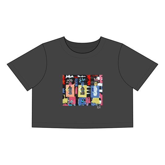 JGR Cropped Art Tee - “Three Ladies!”