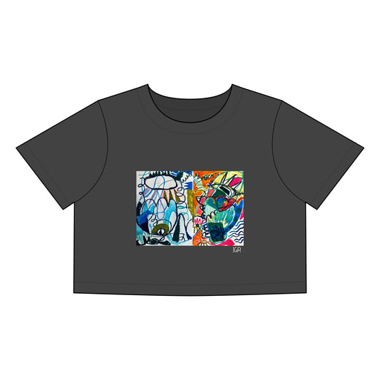JGR Cropped Art Tee: “Both Sides.”
